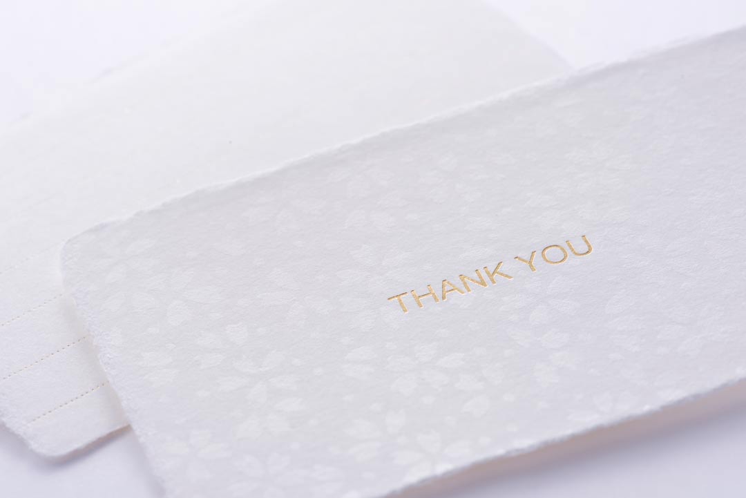 桜の Thank you カード（10枚1セット） / オンラインショップ