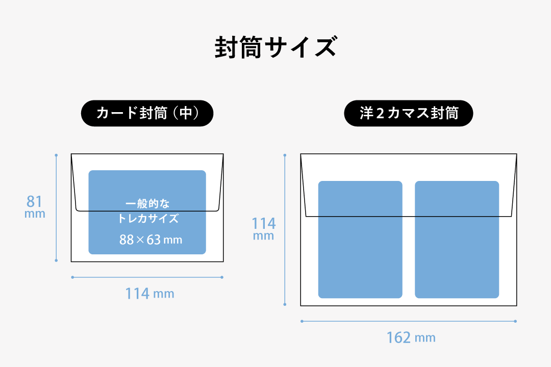 オリパ・トレカ専用のパッケージ＜箔押し封筒＞インパクトデザイン