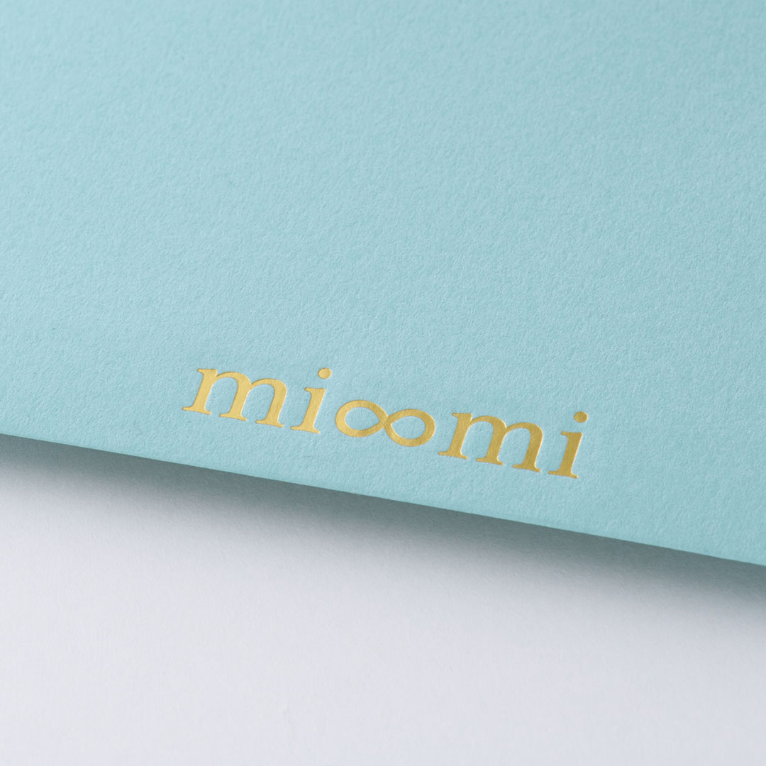 封筒　箔押し印刷