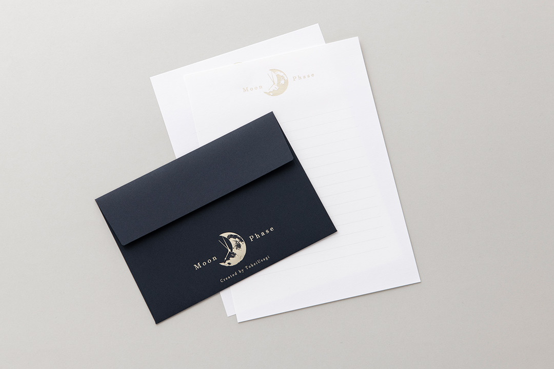 箔押しでオリジナルA5便箋を作成！