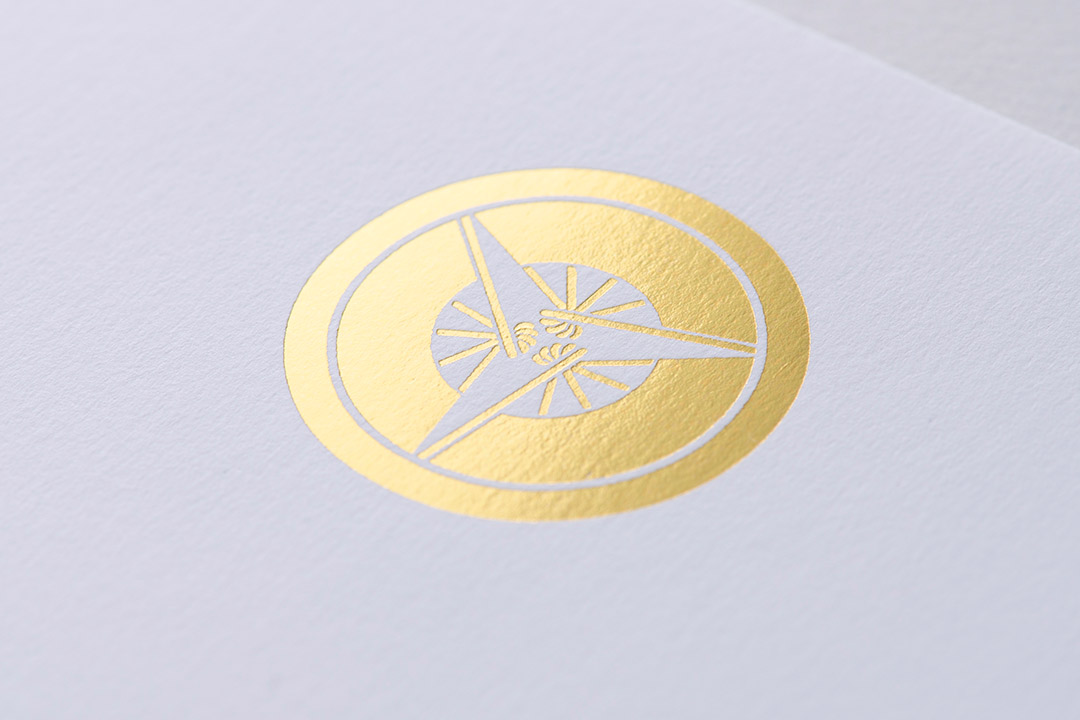 箔押しでオリジナルA5便箋を作成！