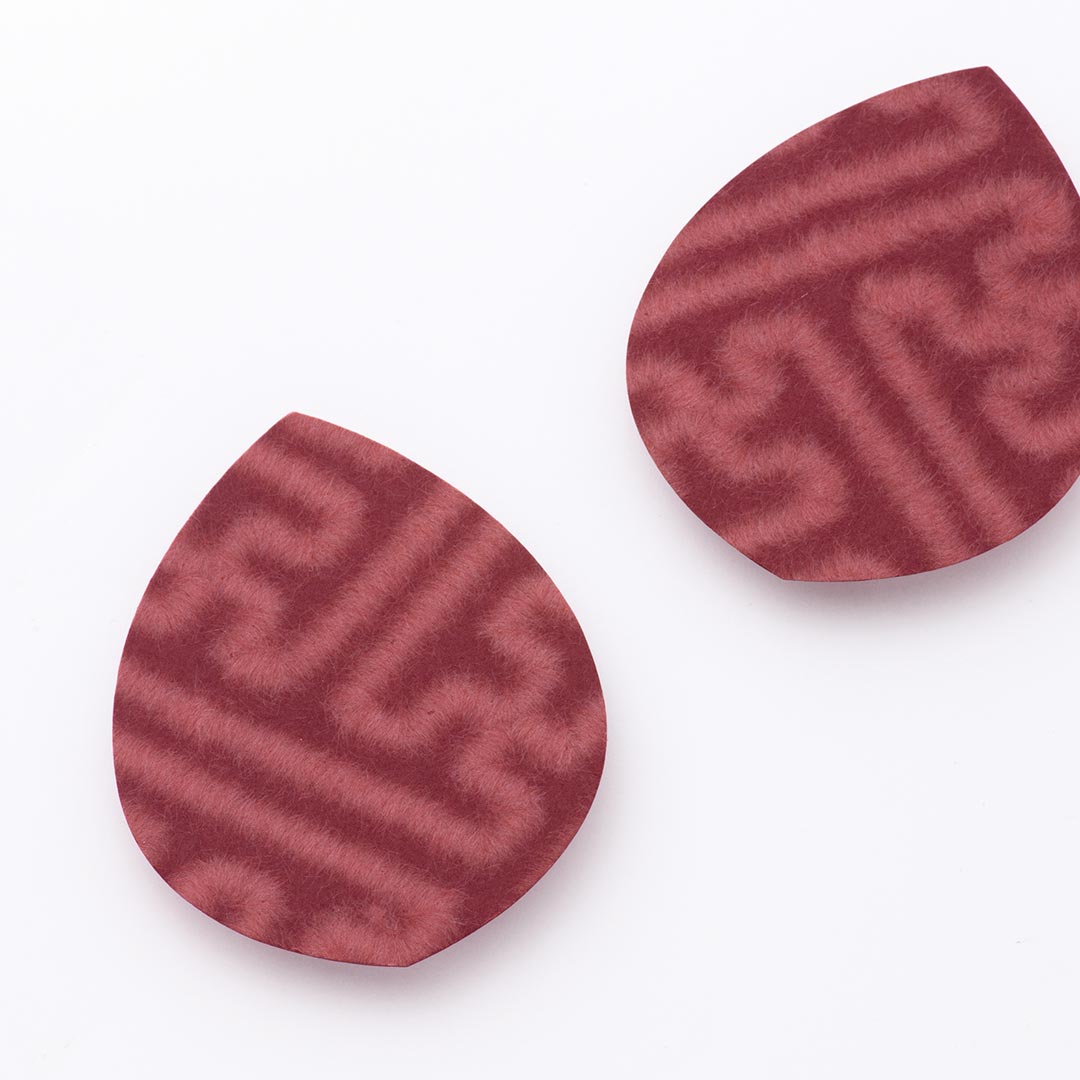 紙｜越前和紙・散華<br>70×90mm 型抜き加工