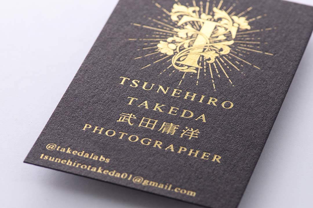 フォトグラファーの個人事業主名刺