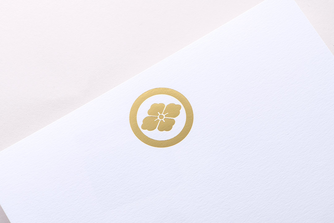 箔押しでオリジナルA5便箋を作成！