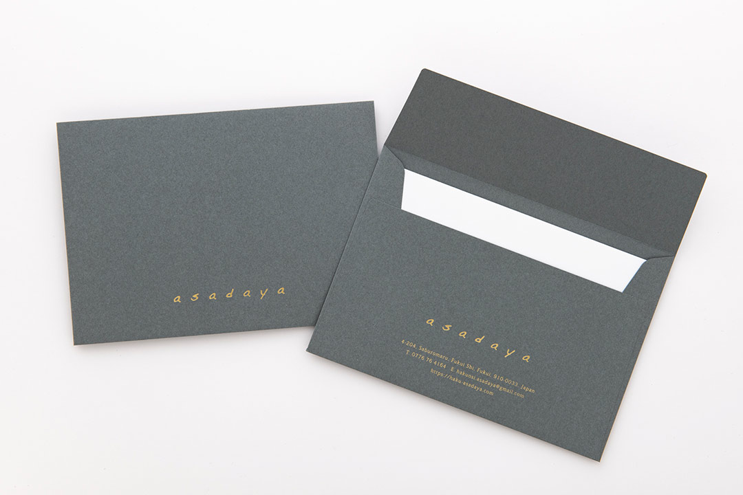 オリジナルレターセットの作成 箔押し名入れ印刷 箔押し専門店 あさだ屋