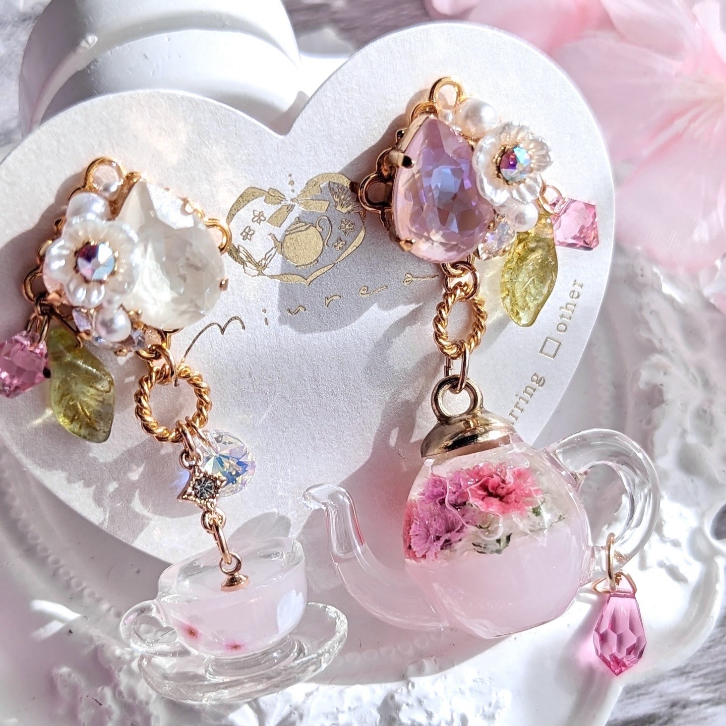 ハンドメイド作品用のアクセサリー台紙