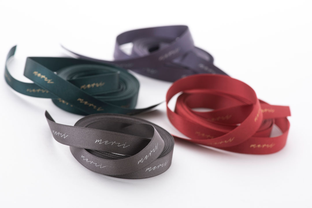 箔押しブランドタグ